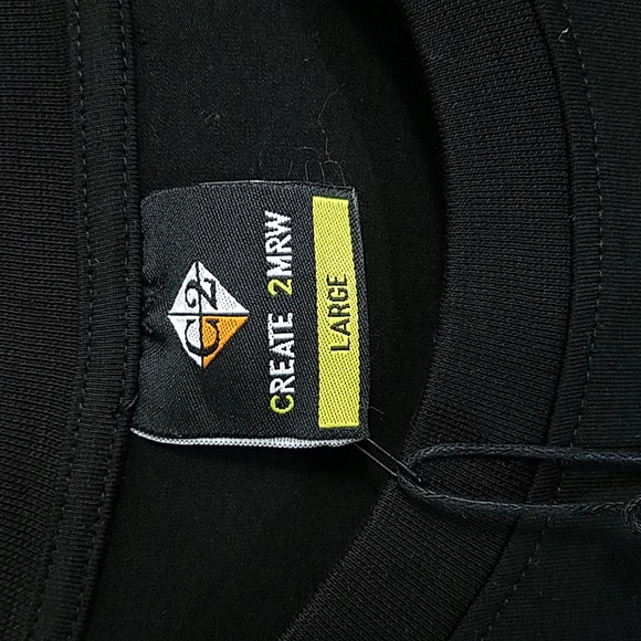 NWT Create 2Mrw Black Skull Tee sz Large - Picture 4 of 8